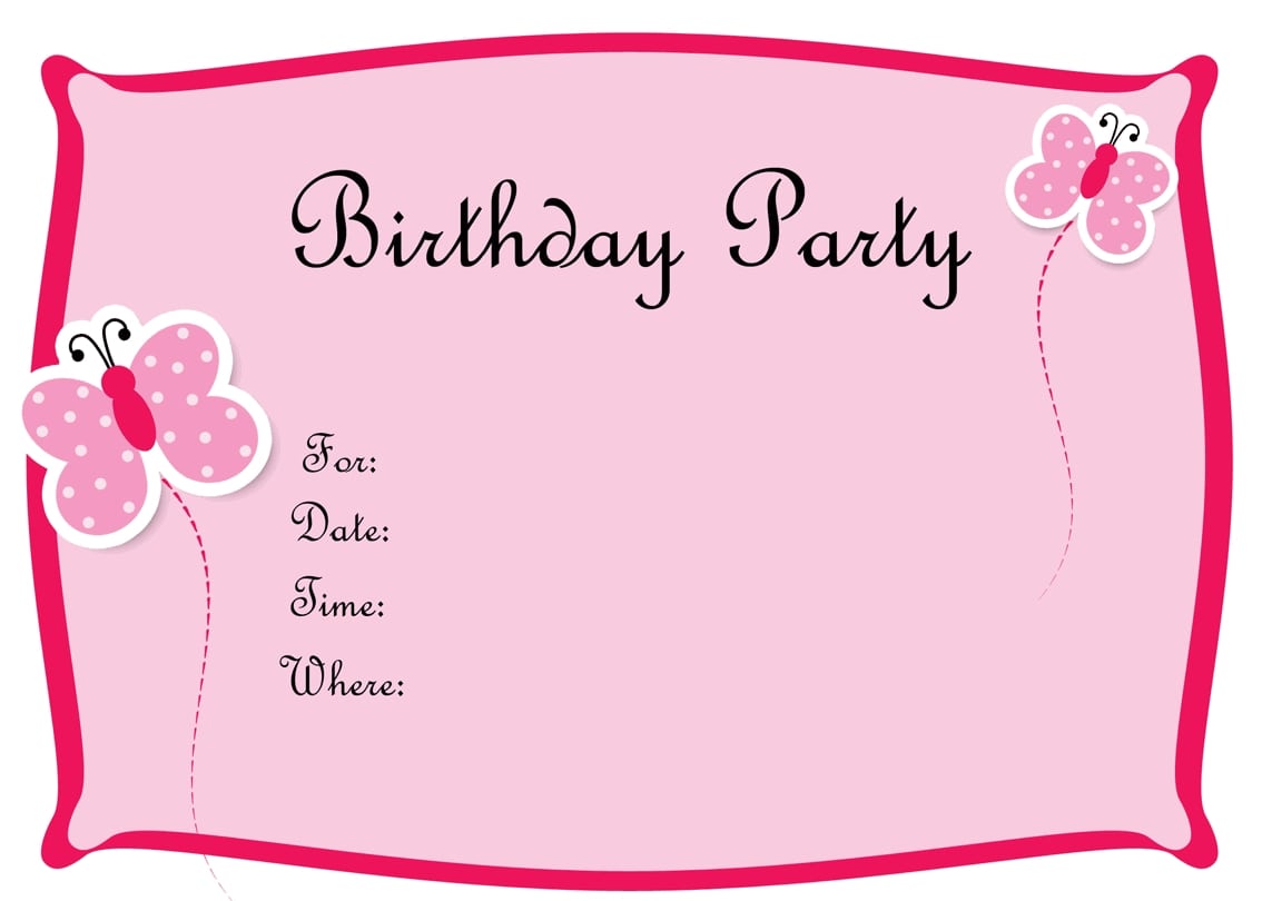 Doc  800800  Download Birthday Party Invitations â Birthday Party
